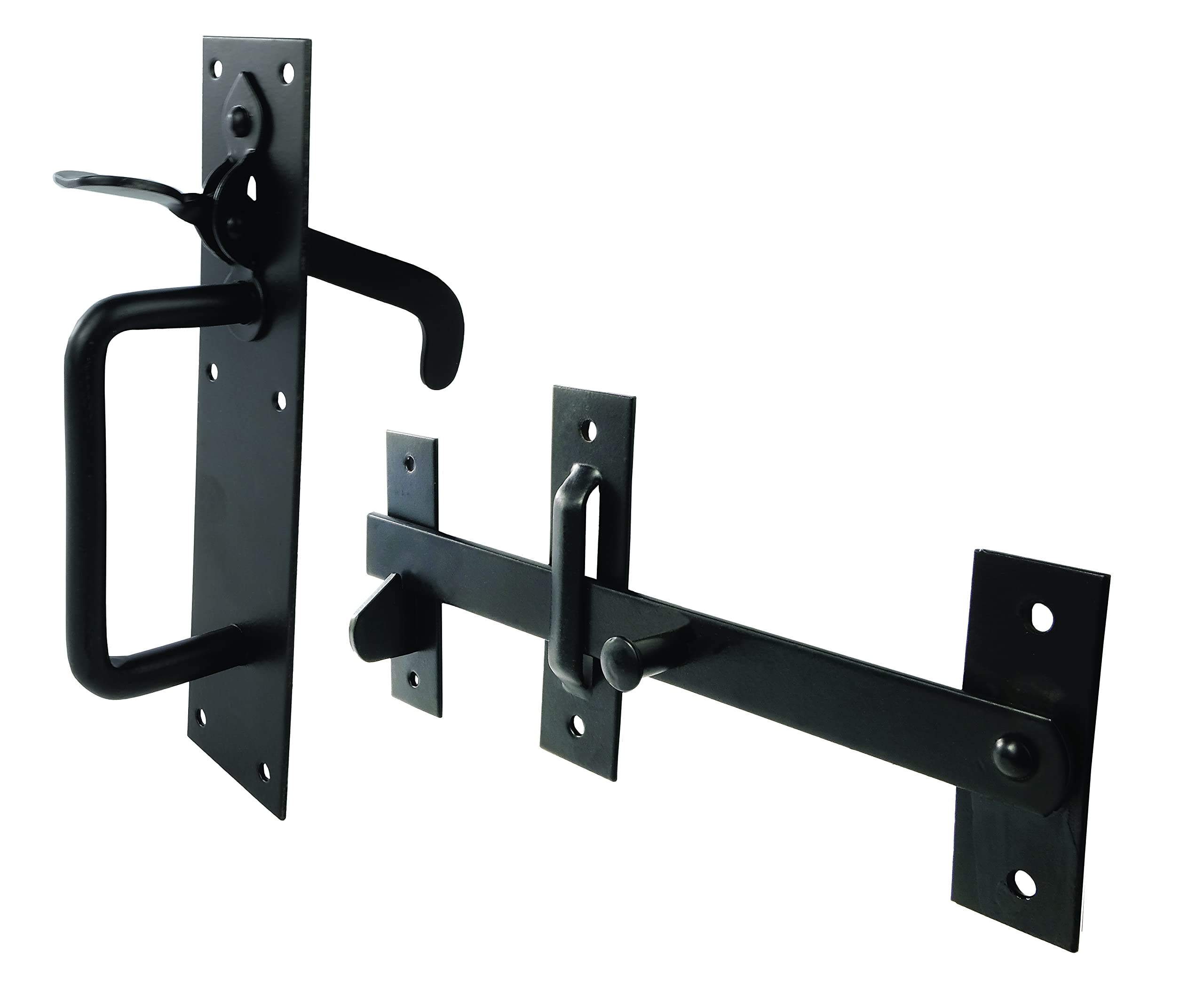Centurion Various Able & Handy Gi21p Light Suffolk Latch, Epoxy Black, 200Mm,