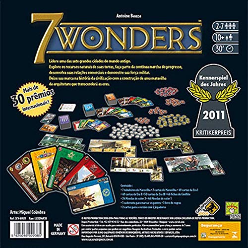 7 Wonders Galápagos Jogos, Multicor