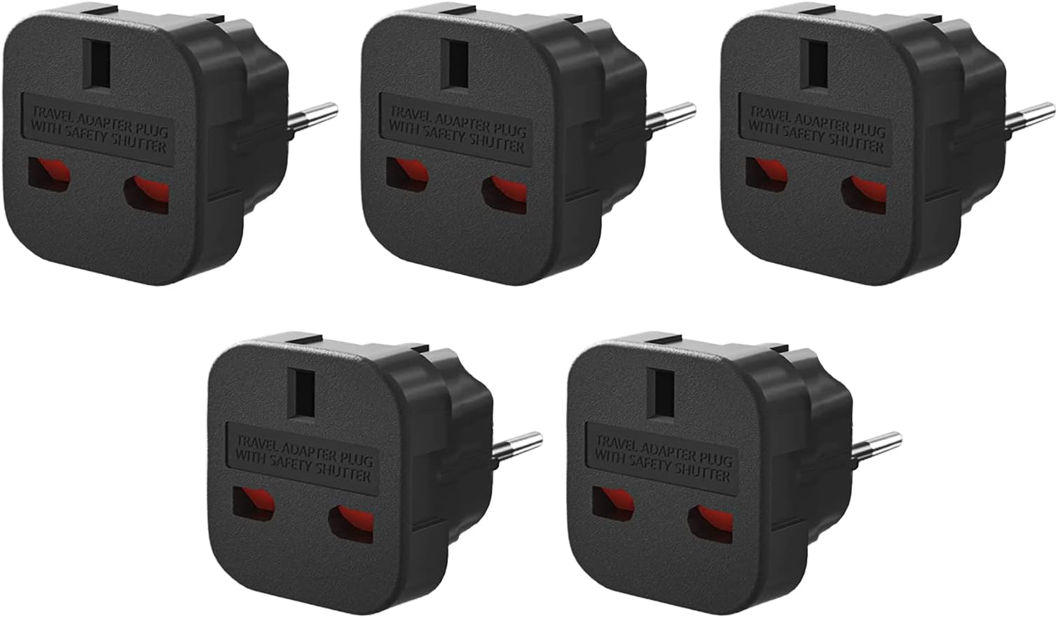 Clomnpe 6 Pezzi Adattatore Spina USA - Italia/Europa, Adattatore