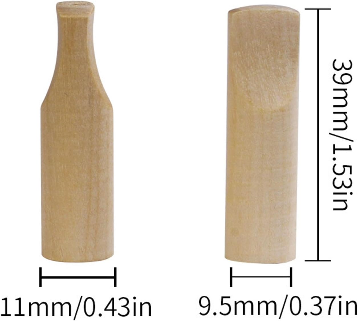 10 Set Cigarillo Mouthpiece Holder Wood Tips for Cigarillos Wood Cigar Holder for Men and Women