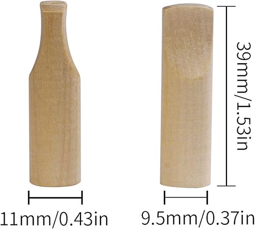 Miniatura 2 de Juego de 10 boquillas de cigarrillo, puntas de madera para cigarrillos, soporte para cigarros de madera para hombres y mujeres