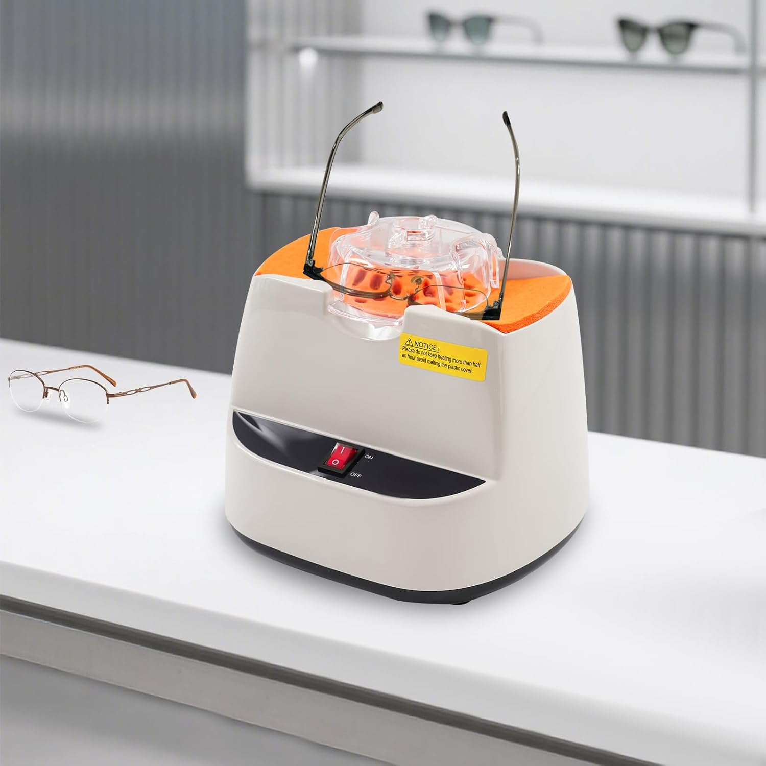 Warmer Eyeglass Frame Heater, 550W 110V Eyeglass Framing Heater Hot Air Framed Adjuster Heating Tool, Warmers Hot Air Eyeglasses Heaters for Eyeglasses Shops