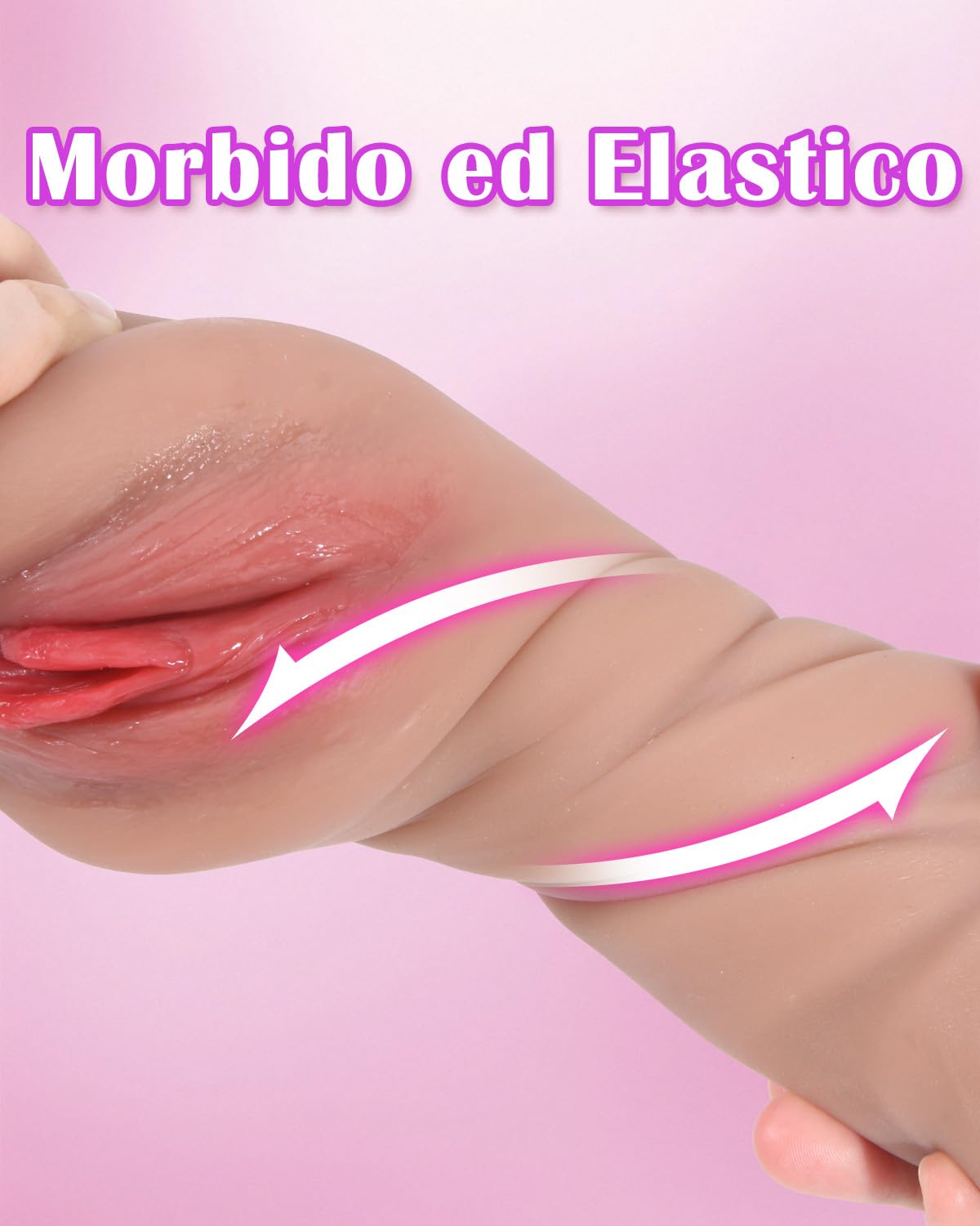 Masturvatore per Uomo Realista con Accesso Vaginale e anale | Masturbatore Sex Toys Sextoysys Uomo | Figa/Vagina Finta Sexy Toys Sessuali per Uomini