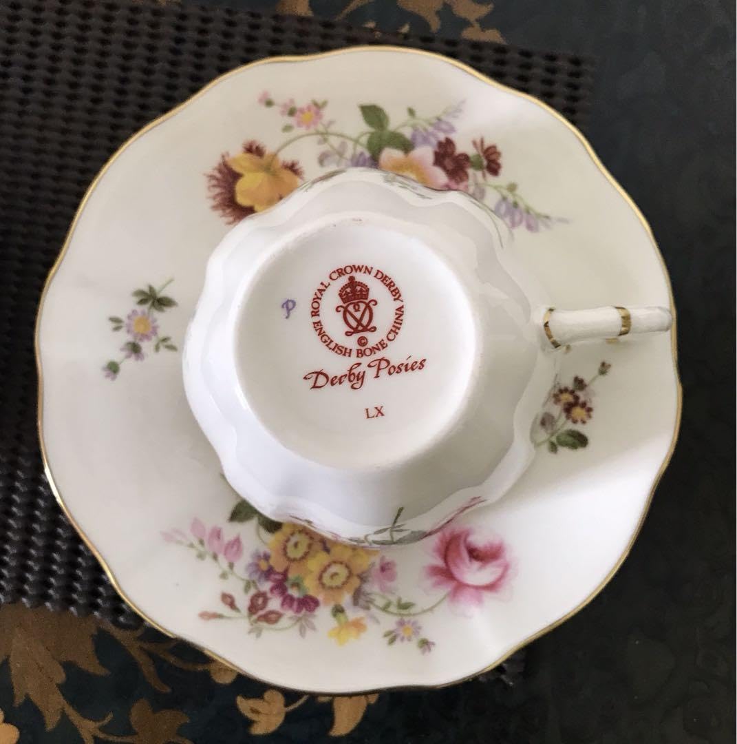 Amazon | ロイヤルクラウンダービー ポジー カップ&ソーサ