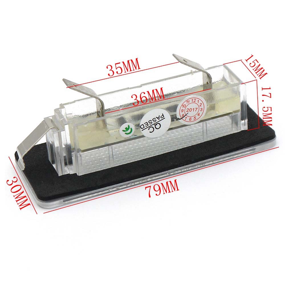 Polarlander 2pcs 18smd Numéro Plaque D immatriculation Lampe Polarlander 2pcs 18smd Numéro Plaque D immatriculation Lampe
