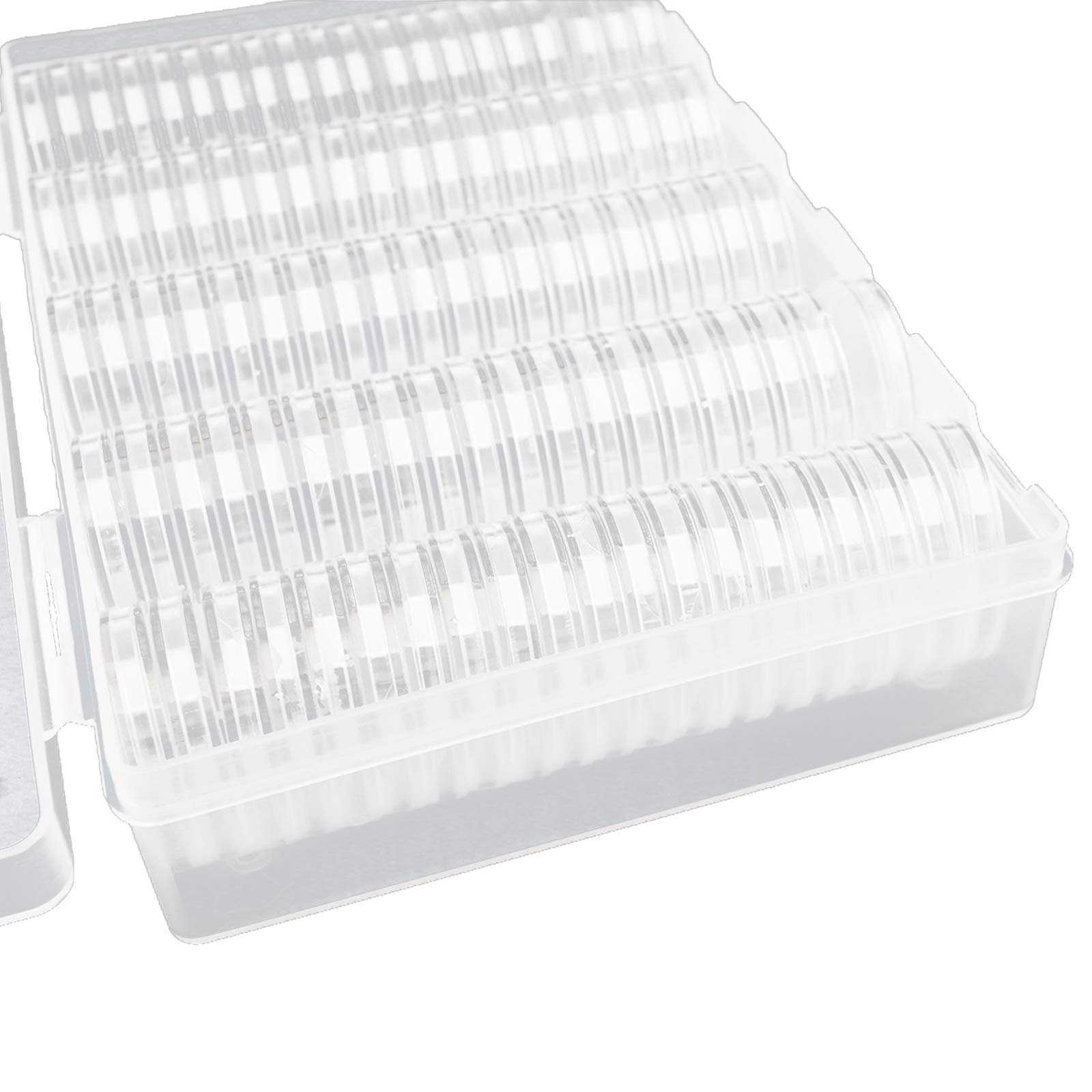 JacobsParts Münzkapseln Set – 100 Runde 30 Mm Kapseln Mit Aufbewahrungsbox Für Deine Münzsammlung