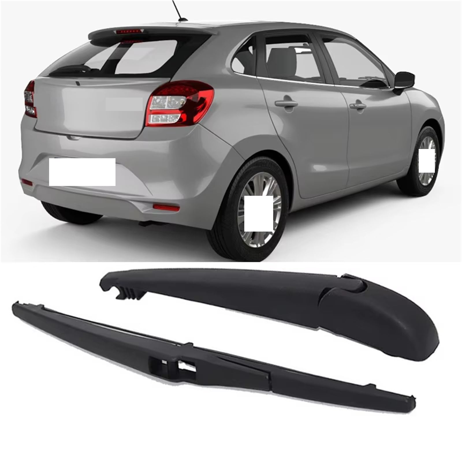 Limpiaparabrisas Trasero Coche Reemplazo Para Suzuki Para Baleno 2016-2022 Limpiaparabrisas 12 "hojas Traseras Coche Ventana Trasera Para Brazo Escobilla Limpiaparabrisas