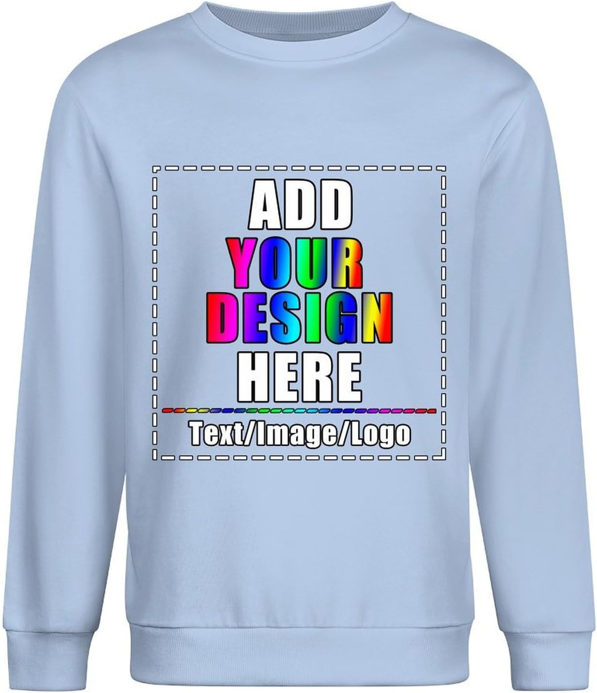 Custom Sweatshirt with Your Image Personalized Crewneck Sweatshirts Hoodie for Women Men Gift, Front & Back Printed - Image 5