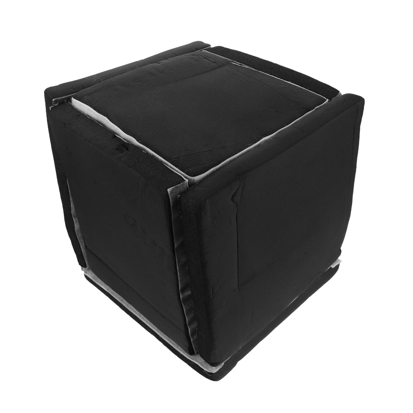HYTROVE Soundproof Box for Booster Water Pumps, Black Sponge Sound Proof Enclosure with Noise Reduction and Vibration Isolation for Generator Enclosure and Residential Spaces