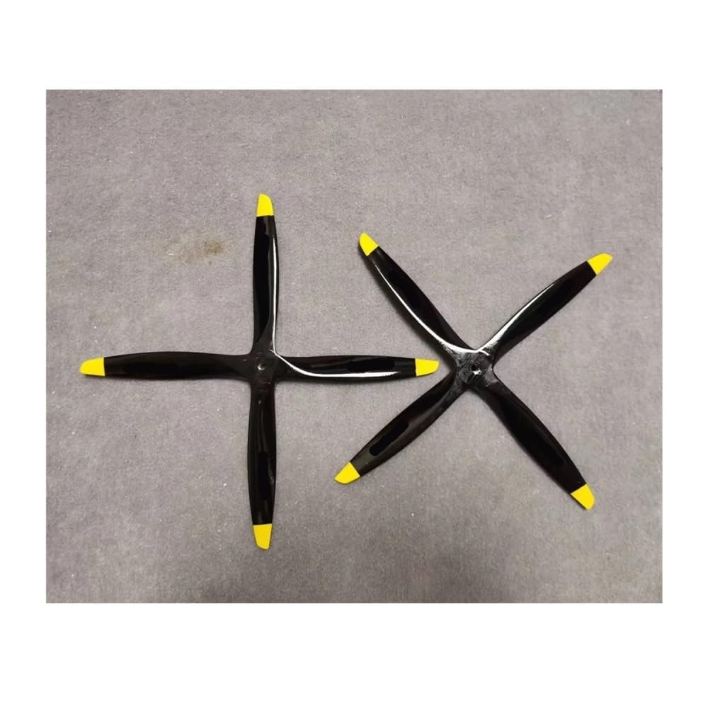 Apto for Modelo de avión RC, 1 Uds., 4 Palas, 20/21/22/23/24 Pulgadas, hélice de Madera hacia adelante (CCW) y Marcha atrás (CW)(22x10 CW Pull 1pcs)