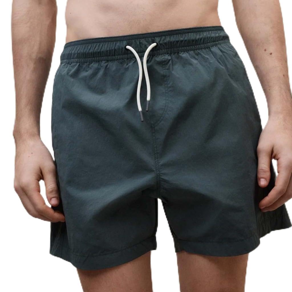 ECOALF Bañador Biarritz para Hombre, Verde Shadow, 100% Poliamida Reciclada, Secado Rápido, Forro de Malla