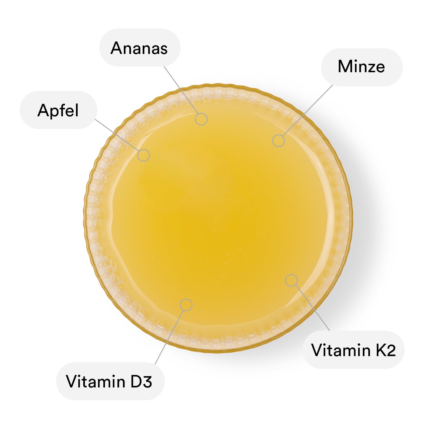 FRANK JUICE THE GOOD LIFE – kaltgepresster veganer Saft | 12 x 330 ml | Aus Fruchtsäfte & Gemüsesäfte mit Ananas, Apfel und Minze, inkl. EINWEG-PFAND 3€