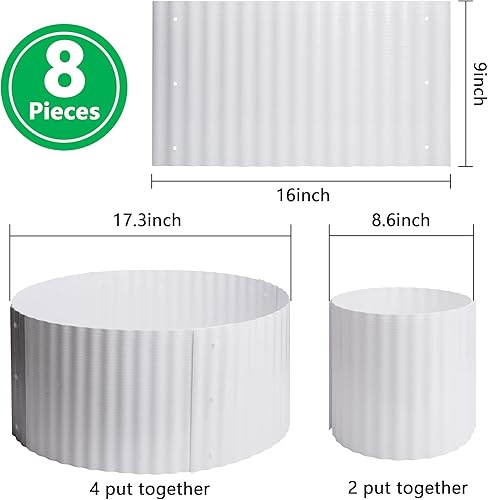 Miniatura 2 de DECOHS 8 piezas de collar de rosa de invierno, conos de rosa cálidos para plantas conectables a plantas, cubierta protectora de plantas de rosas de