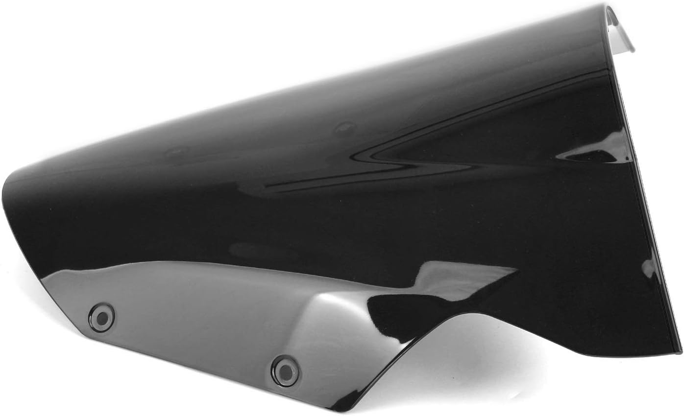 Areyourshop Motorcycle Windscreen Screen Windshield for Kawasaki Ninja 650 ER6F 2009-2011 Black