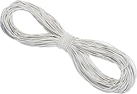 Vista 75 de PATIKIL Cuerda elástica elástica de 109 yardas (328.1 ft), cuerda elástica pesada de 0.059 in, albaricoque para manualidades, correas de gancho