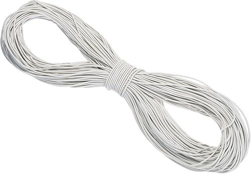 Vista 311 de PATIKIL Cuerda elástica elástica de 1/8 pulgadas, 11 yardas (0.118 in x 32.8 ft), color verde militar para manualidades, correas de gancho