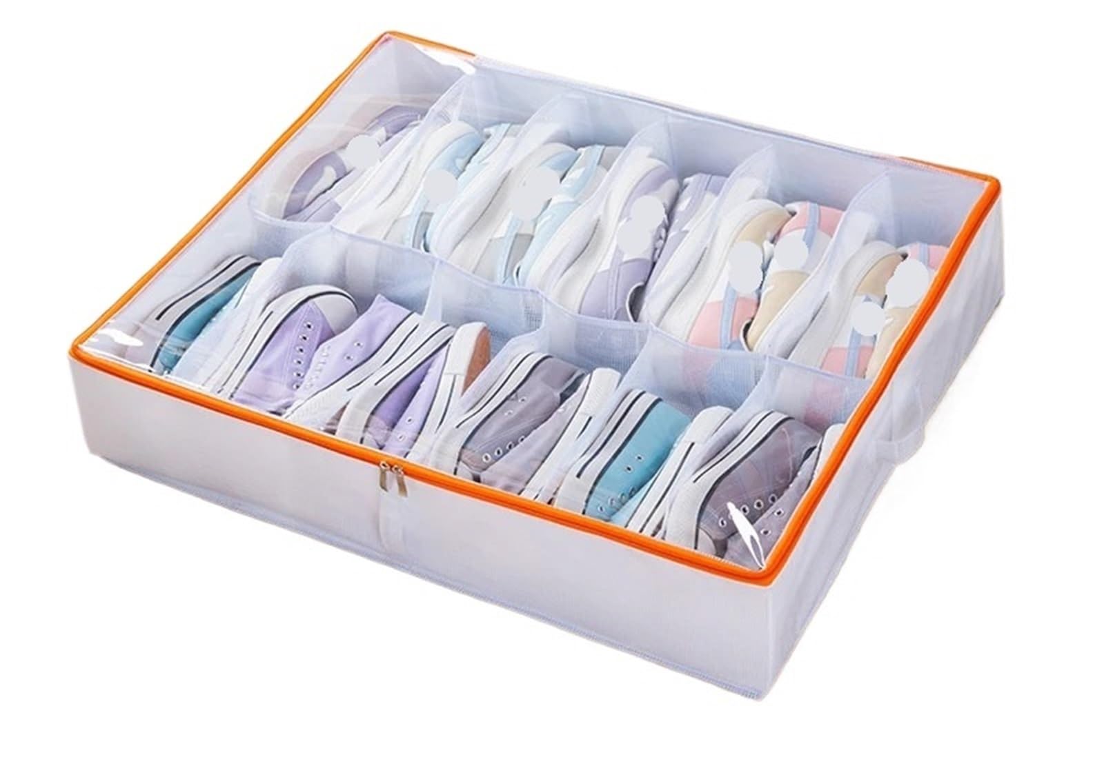 Organizzatore Di Scarpe Sotto Il Letto Scatola trasparente for scarpe, organizer for scarpe, sotto il letto, for armadio, for scarpe, scatola pieghevole for stivali salvaspazio Per Riporre Le Scarpe(L