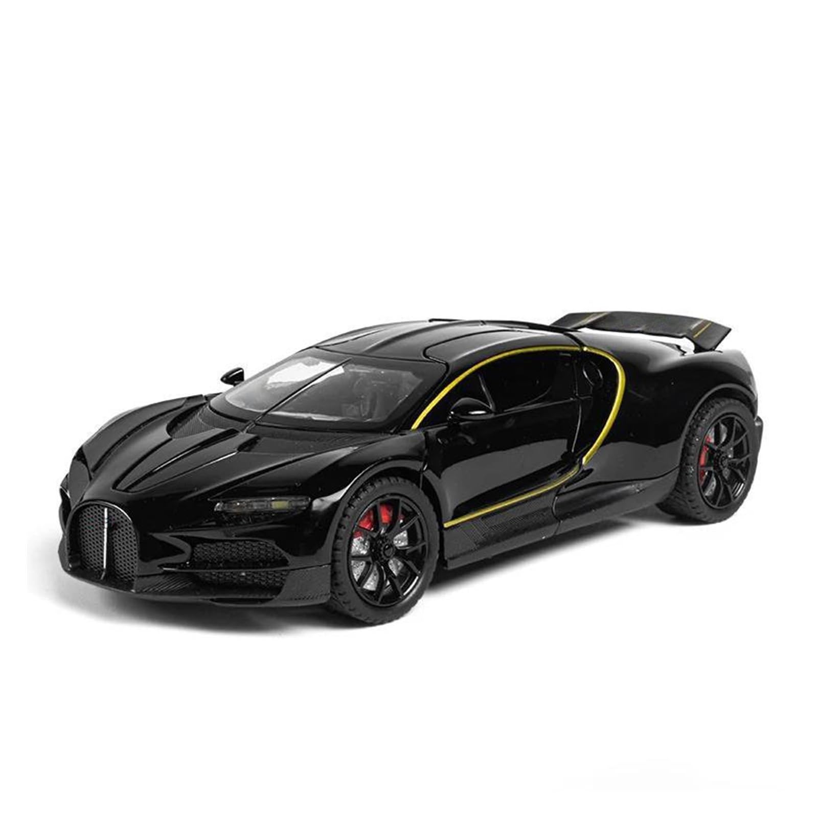 Audsni Black Die-Cast Diecast Car Model For Bugatti For Tourbillon Diecast Model Car