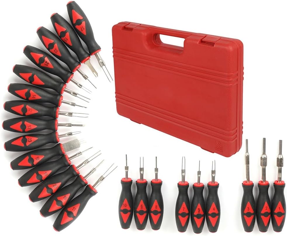 SCITOO 23 PCS Universal Terminal Release Electrical Connector Removal Tool Kit
