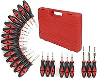 Vista 2 de SCITOO Kit de herramientas de extracción de conector eléctrico de liberación de terminales universales de 23 PCS