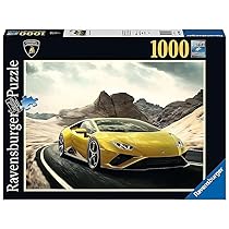 Ravensburger Puzzle 1000 pezzi Lamborghini Huracán EVO RWD – Puzzle Adulti +14 anni, 70 x 50 cm, Puzzle per Adulti, Foto Lamborghini, Idee Regalo