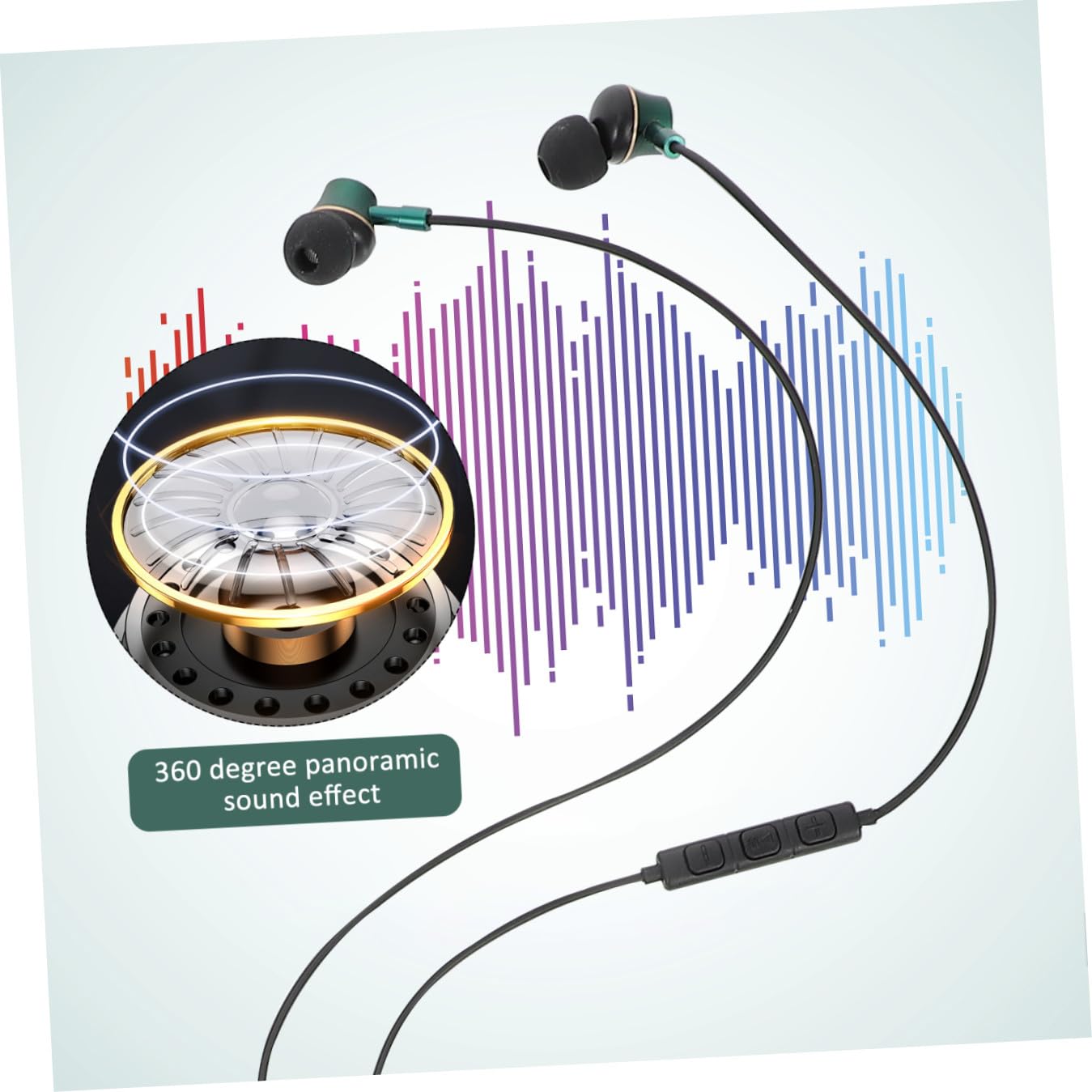 OSALADI 3piezas Auriculares In-Ear Tipo c Cancelación De Control De Micrófono y Diseño Ergonómico Auriculares para y