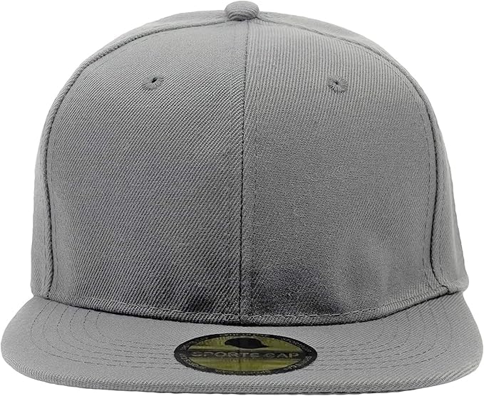 Trendy Stylish Plain Snapback Cap – Adjustable Flat Brim Hat for Men & Women – Comfortable Design for Casual, Sports, and Streetwear