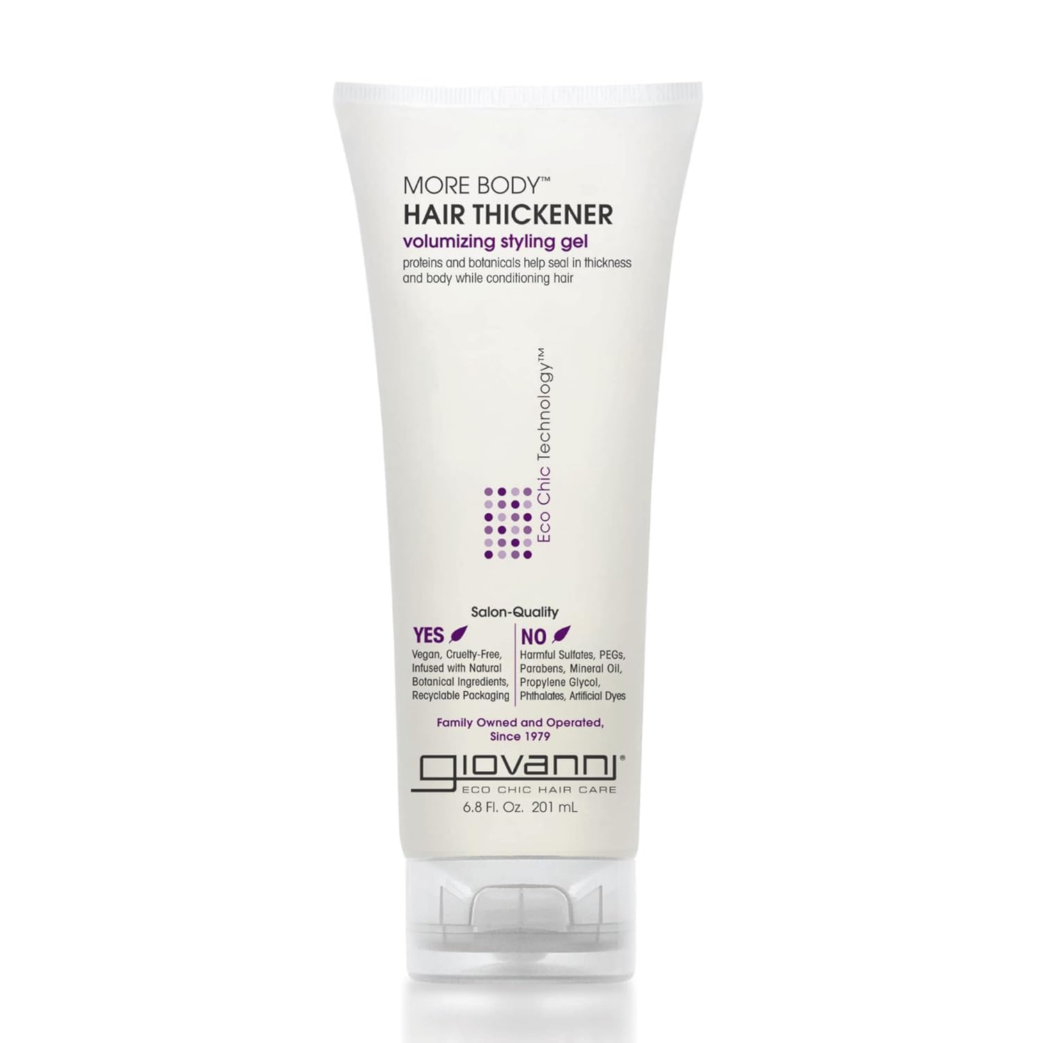 GIOVANNI More Body Gel, 6.8 oz. – Volumizing Style, Hair Thickener, Plumps Hair, Seals Split Ends, Adds Shine, Paraben-Free, Color Safe GIOVANNI More Body Gel, 6.8 oz. – Volumizing Style, Hair Thickener, Plumps Hair, Seals Split Ends, Adds Shine, Paraben-Free, Color Safe