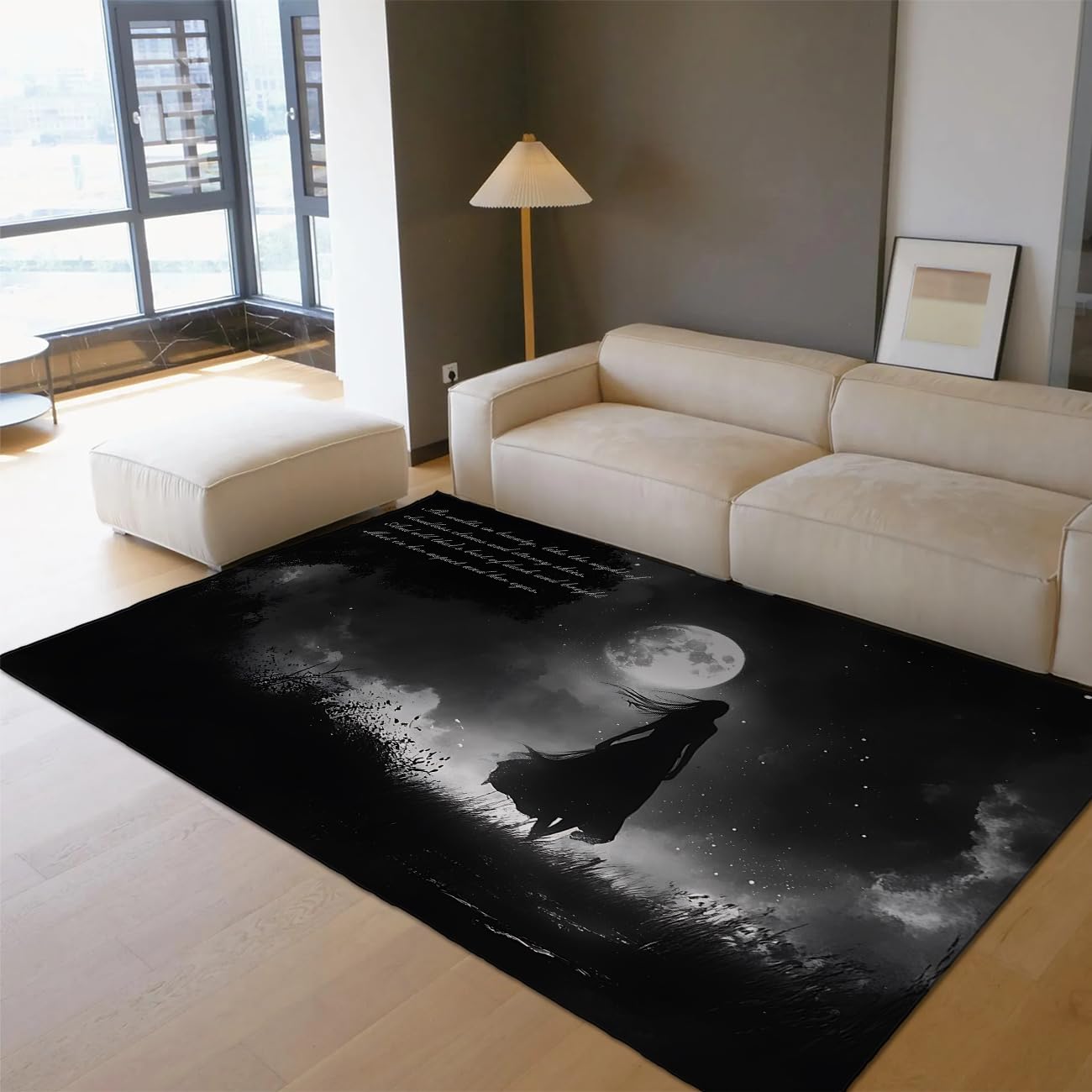 Tapis de sol à poils bas 80 x 120 cm facile à entretenir