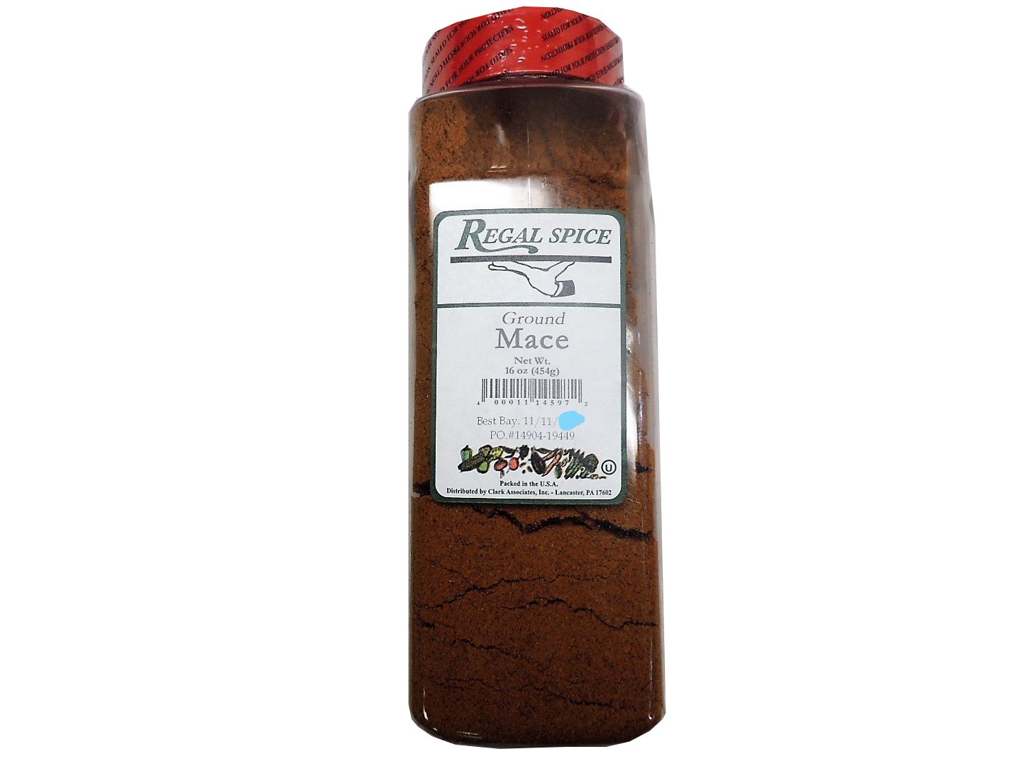 Regal Spice Ground Mace 1 Bottle of 16 Oz