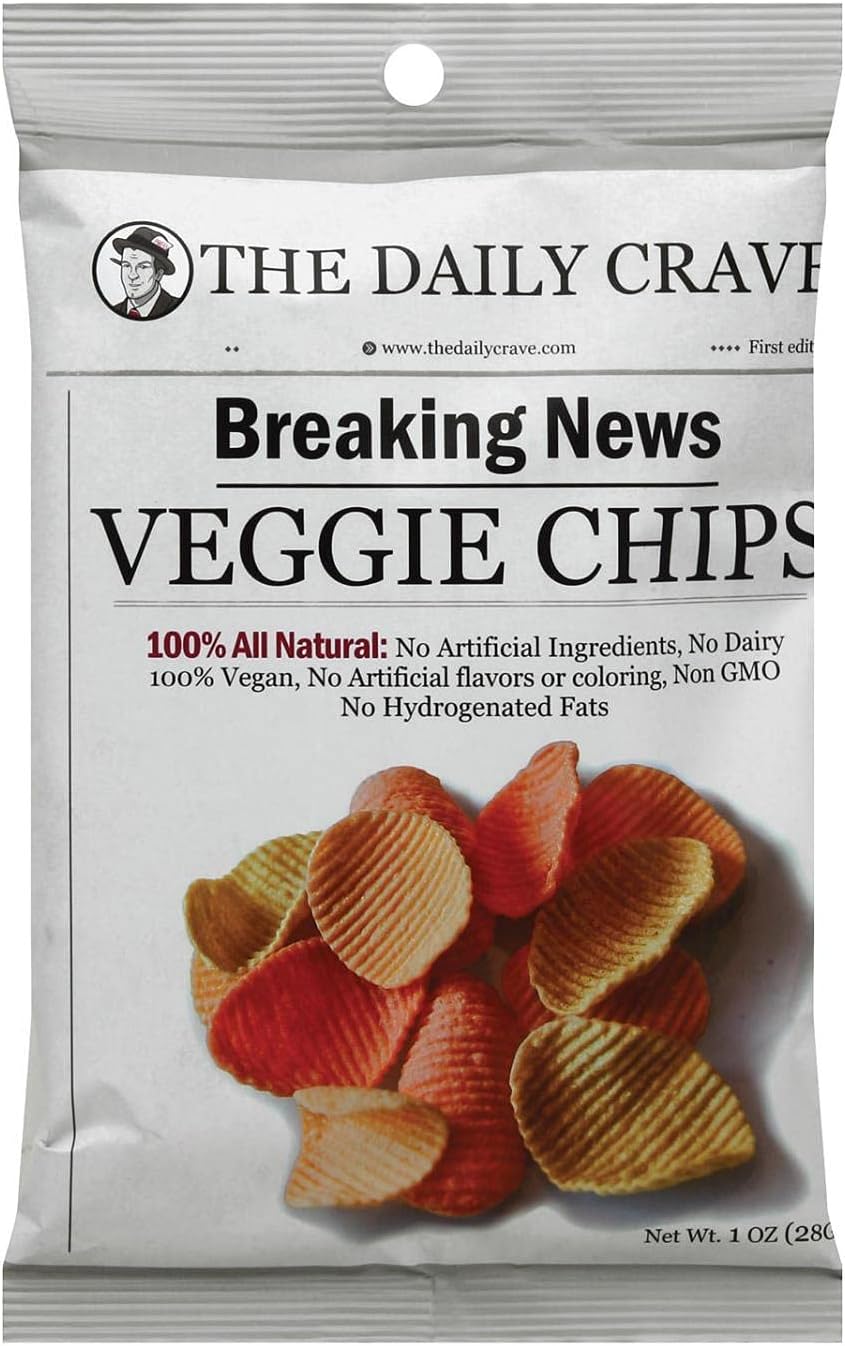 The Daily Crave Veggie Chips 1 oz. (Pack of 24)24