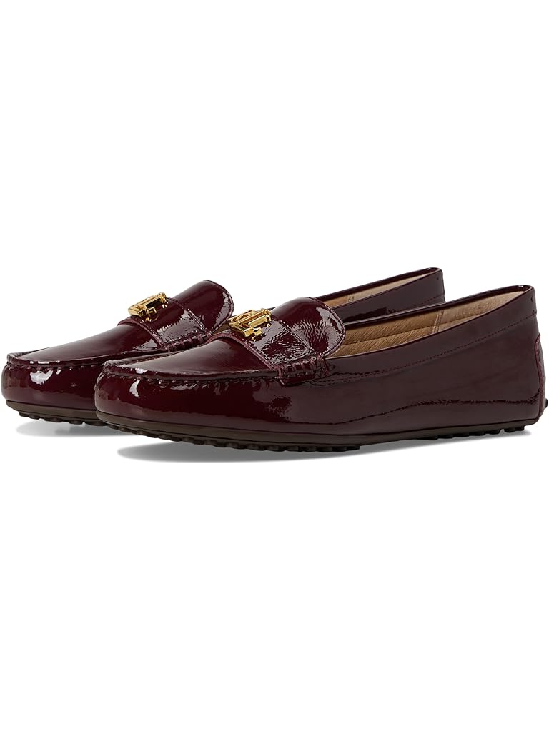 Lauren Ralph Lauren Barnsbury Crinkle Patent Leather Drivers