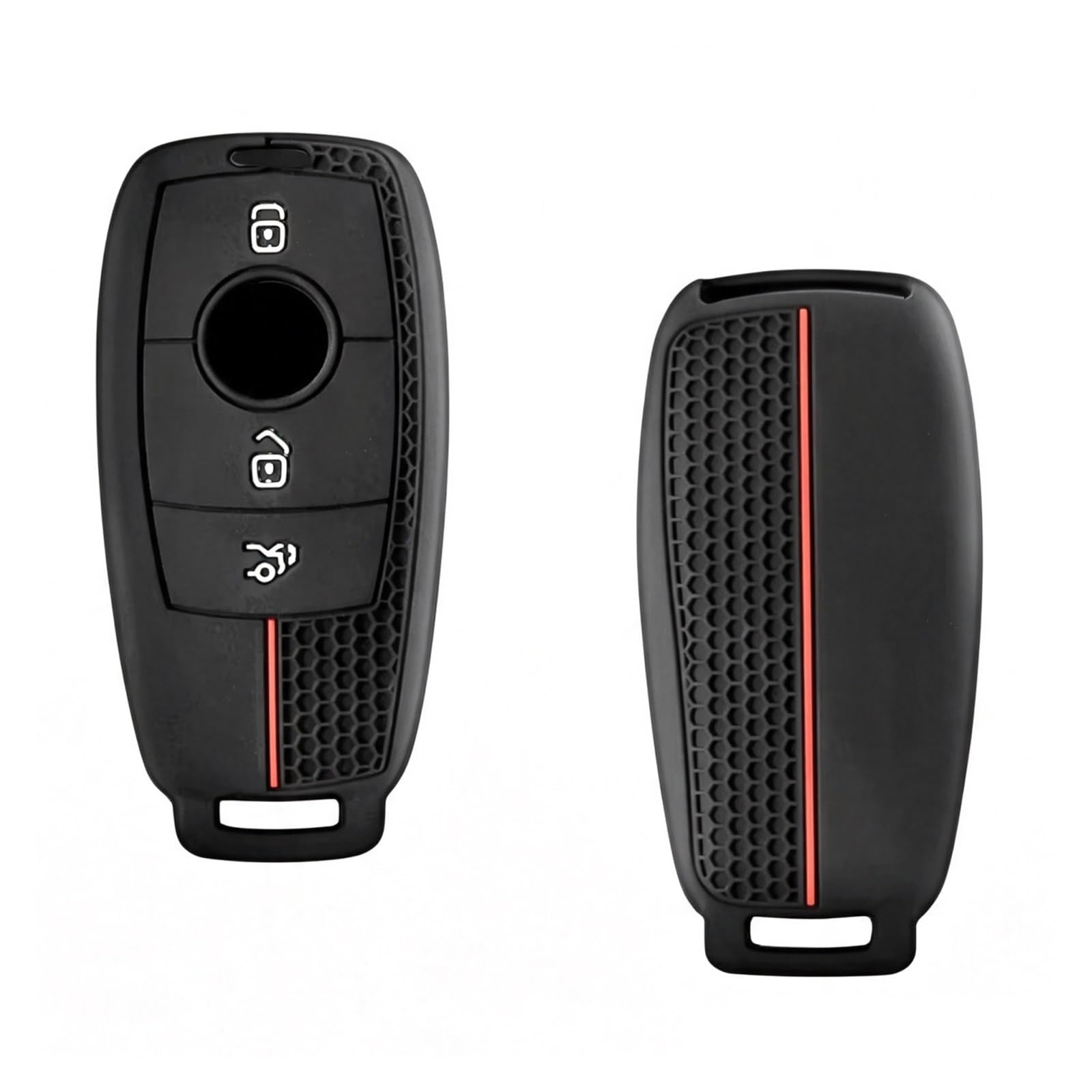 Carcasa Llave Coche Compatible Con Mercedes-Benz Para W177 W205 W213 W222 X167 1 Uds 3 Botones Mando A Distancia De Coche Funda Carcasa Repuesto