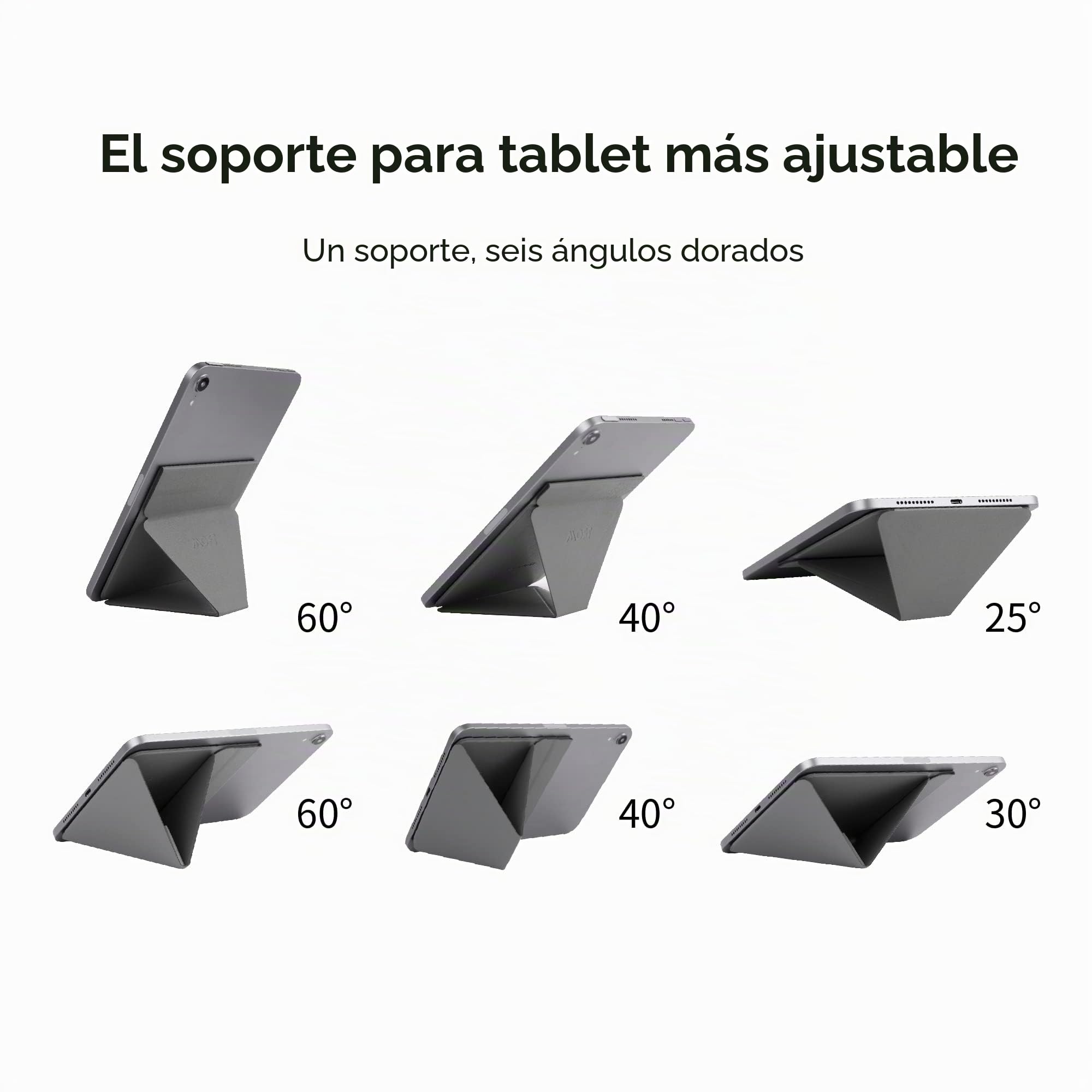 MOFT Snap Soporte para Tablet, Ajustable Plegable Portátil iPad
