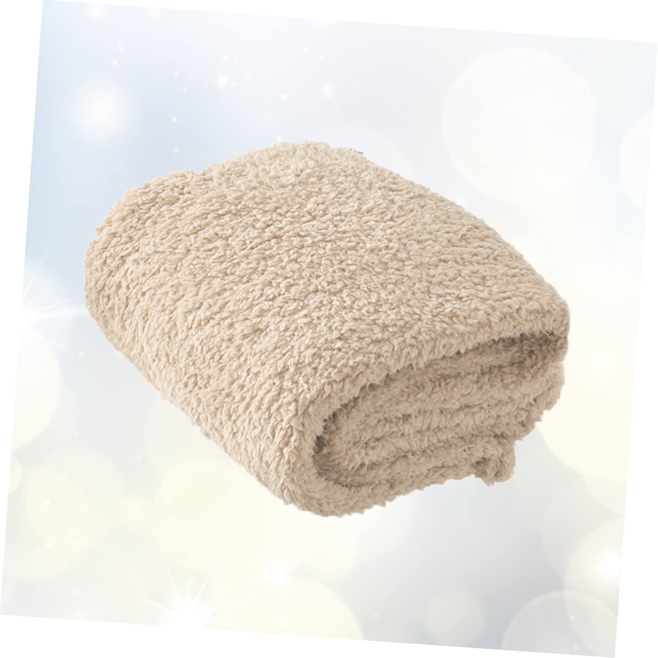 Milisten 2piezas Mantita De Peluche para Mascotas Beige Cojín Acolchado para Perros y Gatos para Sueño y Casa
