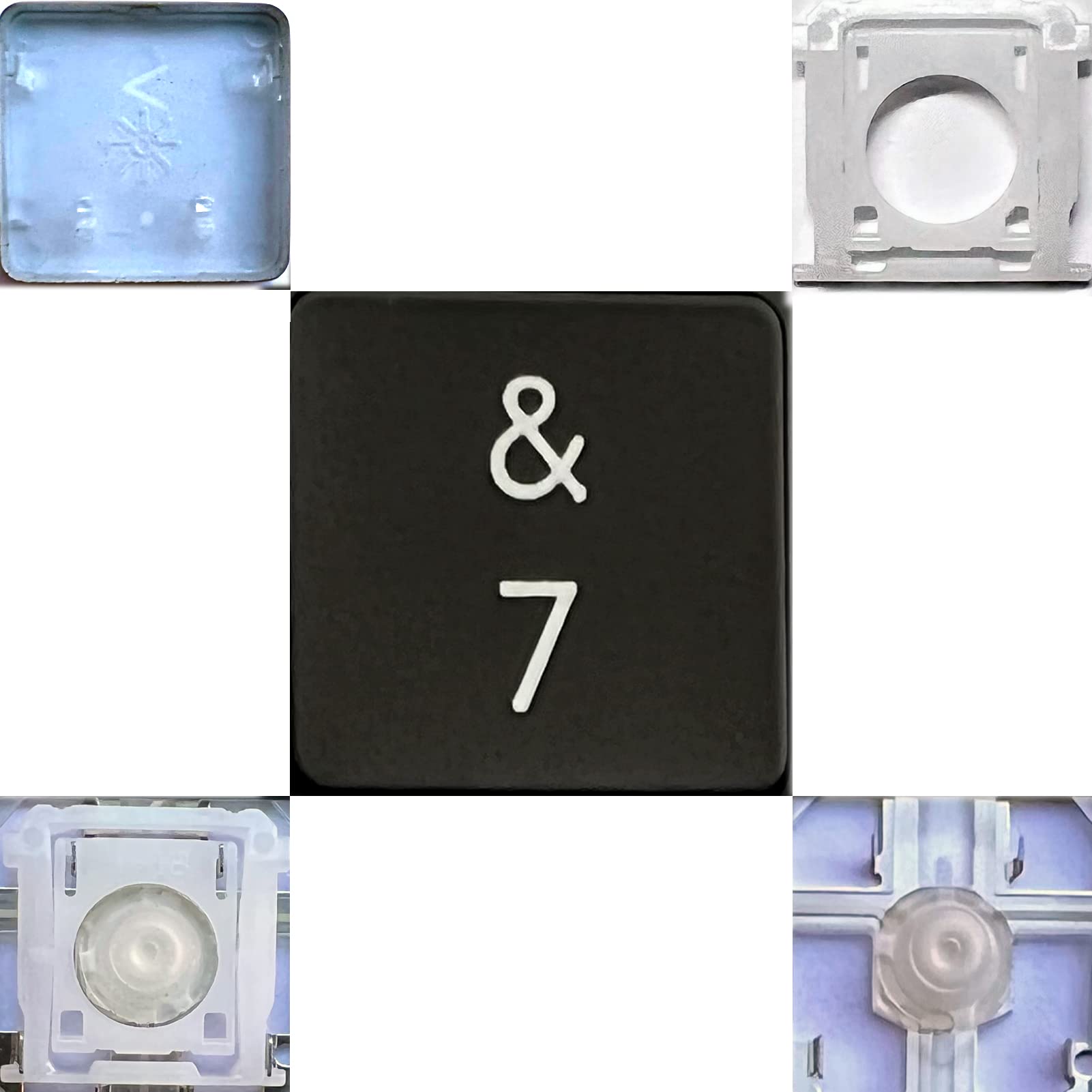 Dolphin.dyl(TM) Replacement Individual Key Keyboard for US Retina Display Pro A1425 A1502 A1398 A1466 Replacement Key Keyboard F (Old Version) — view 120