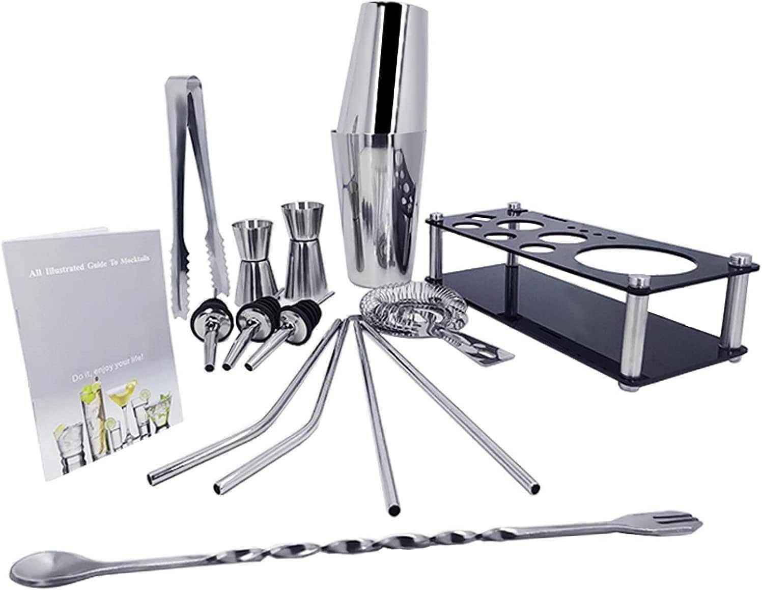 Bar Set 750Ml Stainless Steel Wine Shaker Mixer Bar Party Bartender Tools Bar Accessories