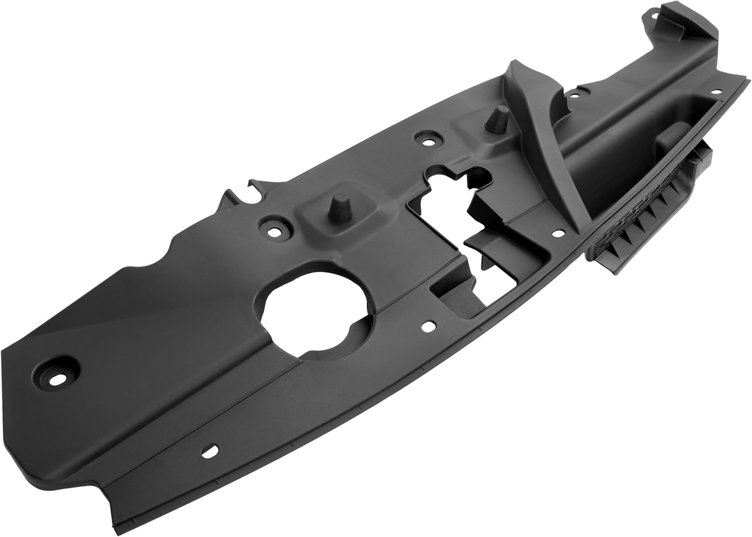 HECASA Radiator Support Cover Compatible with 2011-2013 Honda Odyssey EX EX-L LX Touring Elite Replacement for 71125-TK8-A00 Plastic Black Sight Shield