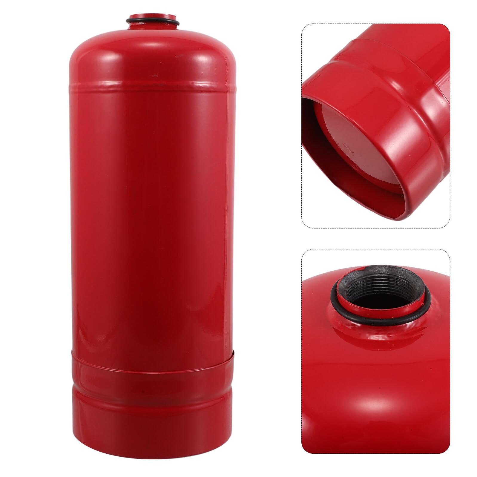 Anneome Serbatoio Estintore Vuoto in Acciaio da 2 Kg, Estintore Portatile Leggero per Auto e Barca, Contenitore per Ricarica Polvere/acqua, Sicurezza Antincendio Domestica e Emergenze