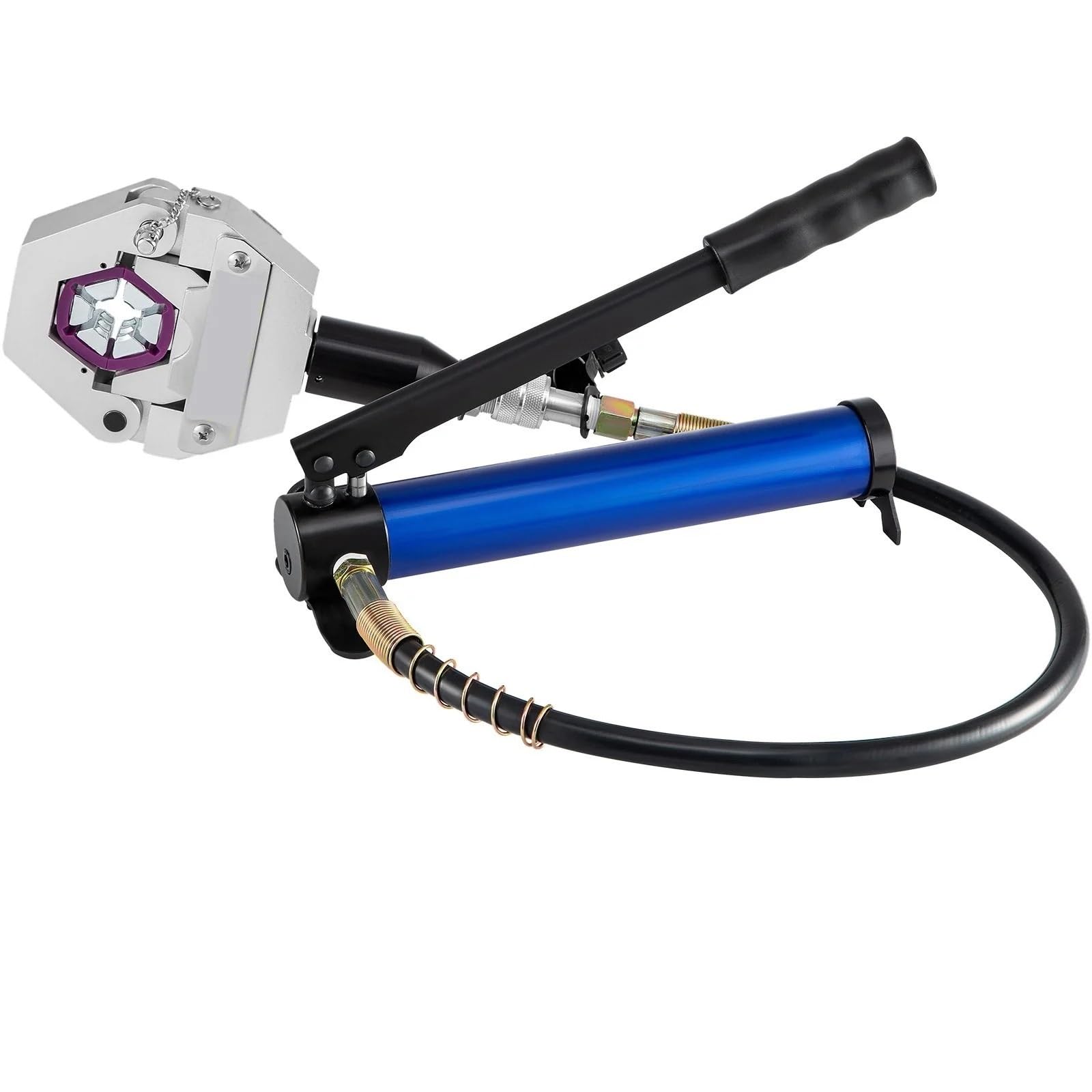 Hydraulic Crimping Tool, Separated Hydraulic Hose Crimper with Manual Pump Manually Operated AC Kit for Air Conditioning Repair