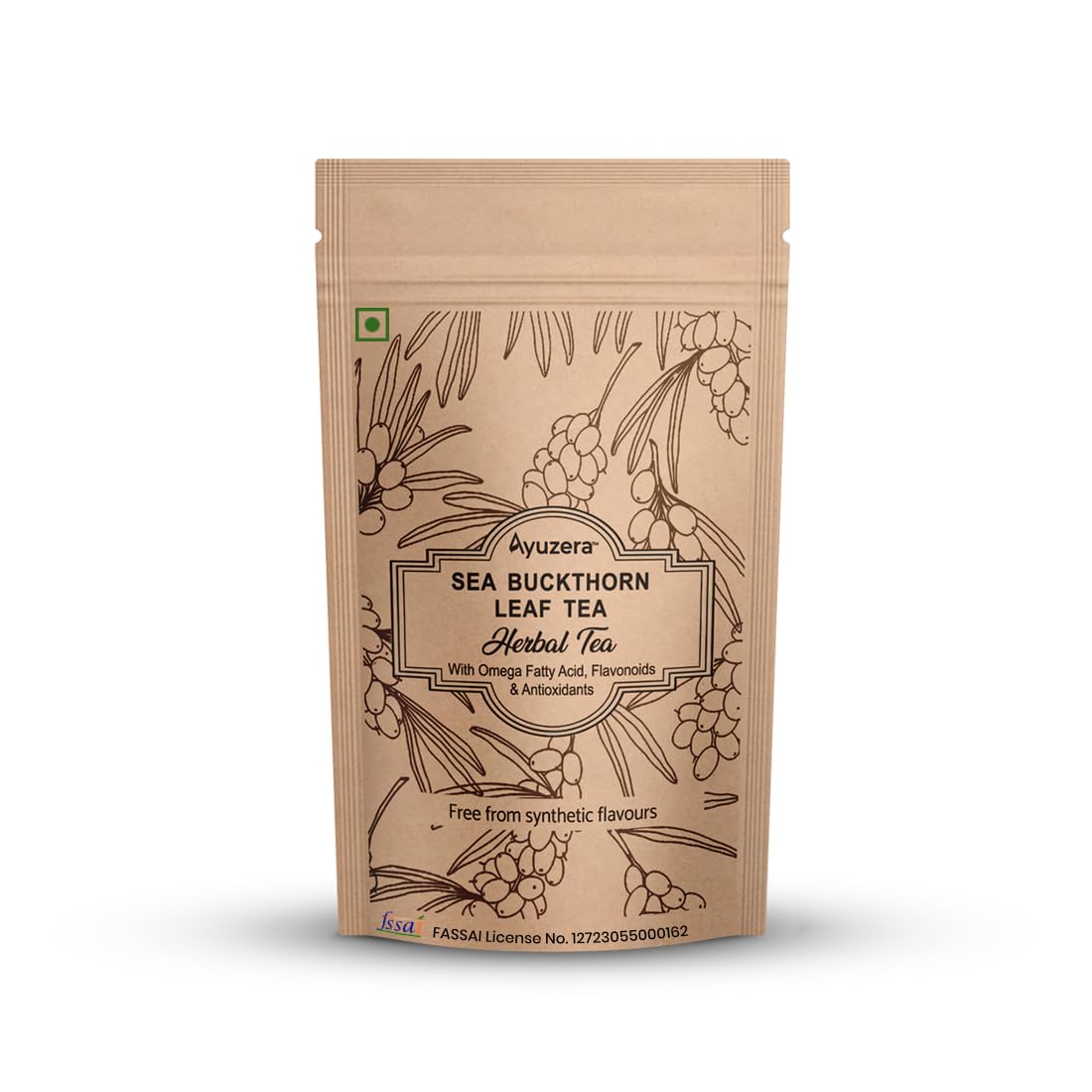 Ayuzera Sea Buckthorn Raw Leaves Tea, Good For Skin and Immunity, For a Healthy Lifestyle - Himalayan Herbal Tea - Pure & Natural (50g) (B0DB8NHTBW) Amazon Price History, Amazon Price Tracker