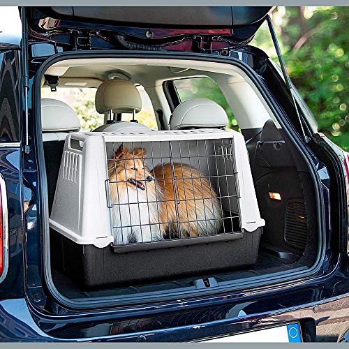 Ferplast Trasportino per Cani da Auto ATLAS CAR MINI con Griglie per l'aerazione, Tappeto Drenante incluso