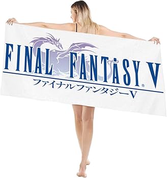 Amazon｜ファイナル.ファンタジーシ F.F ビーチタオル バスタオル 速乾