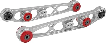 Skunk2 Racing 542-05-2105 Ultra Series Clear Anodized Rear Lower Control Arm Acura Integra Honda Civic