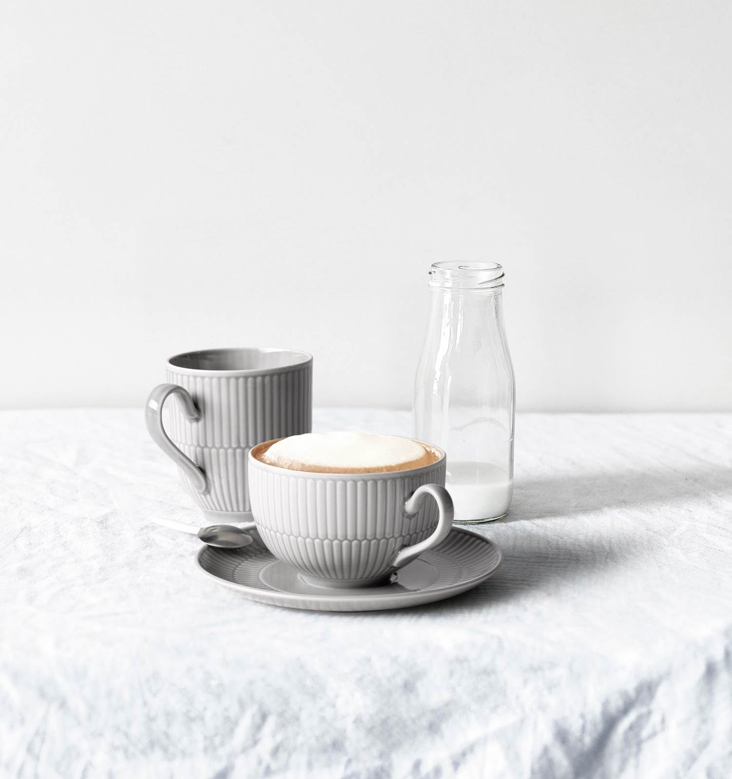 Seltmann Weiden Amina - Set di 6 tazze da caffè in porcellana, 350 ml, colore: Bianco
