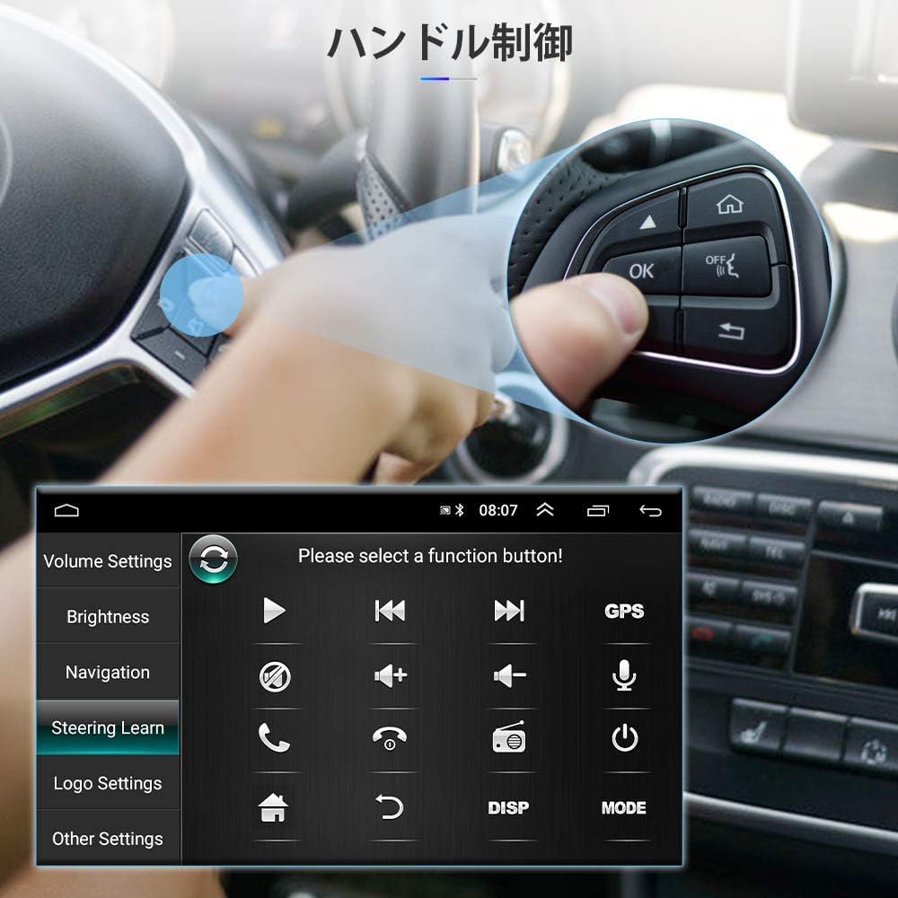 Amazon.co.jp: Rolax 2din Android Autoラジオマルチメディア