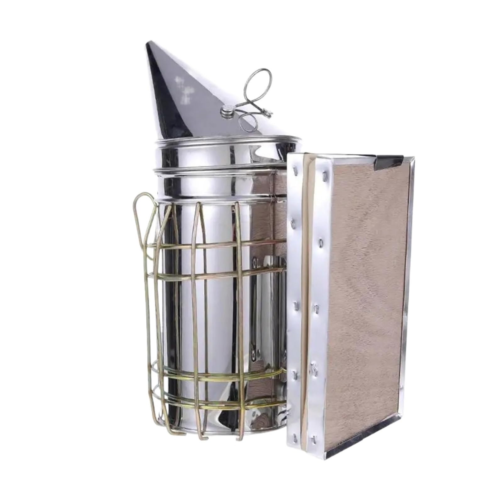 Imker-Räucherwerkzeug, extra großer Edelstahl, 31 cm Höhe, langlebige Imkerausrüstung für sicheren Umgang mit Bienen, ideal für Imker und Honigernte