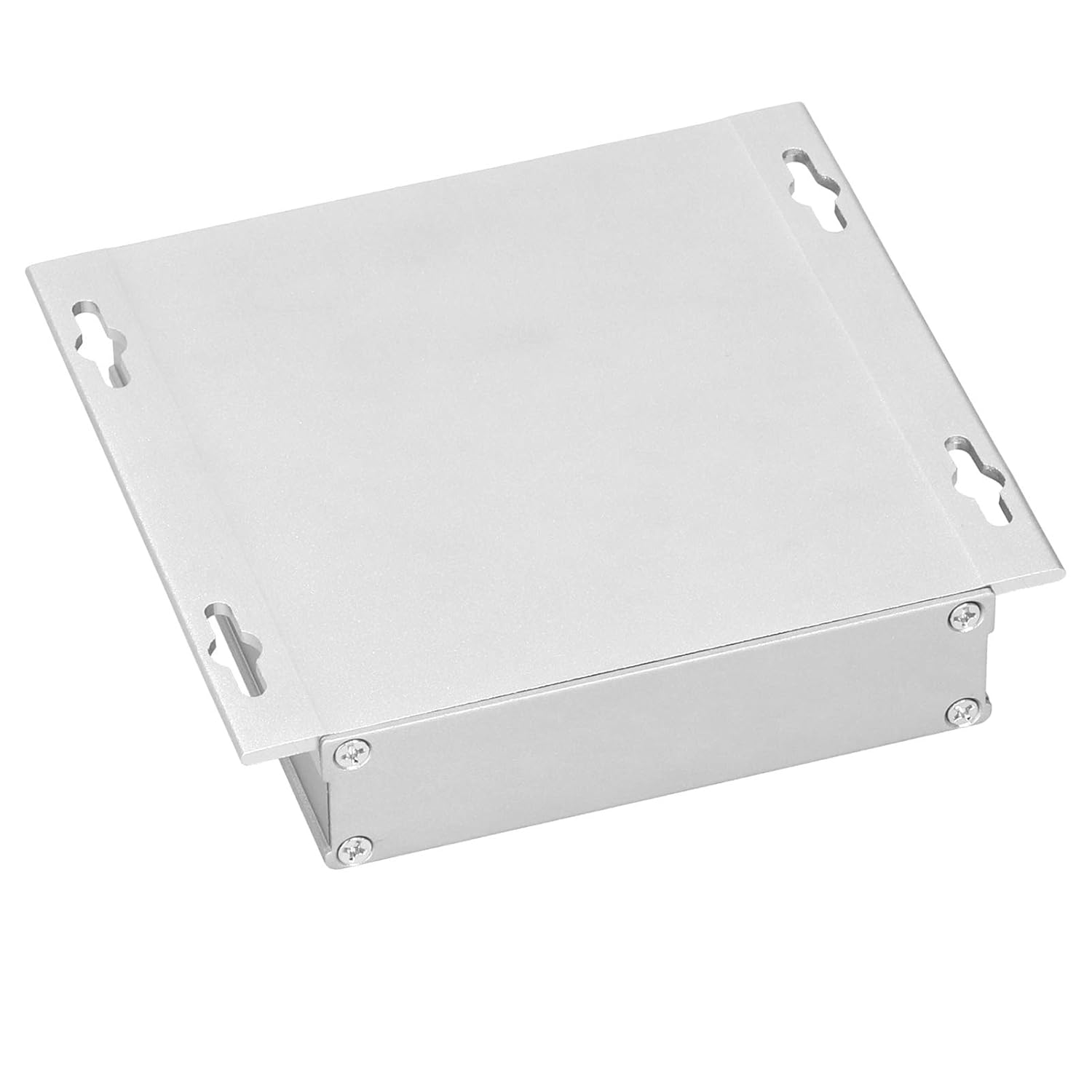 Omabeta Obudowa ze Stopu Aluminium do Montażu Płytki Drukowanej Lekka Obudowa w Kolorze Piaskowo-szarym 27x131x120mm