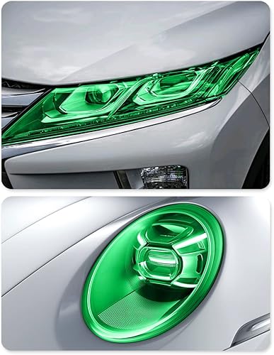 Miniatura 3 de Película tintada de 12 x 48 pulgadas para luz de automóvil, cortable y elástica, protector de vinilo vívido para faros delanteros traseros y