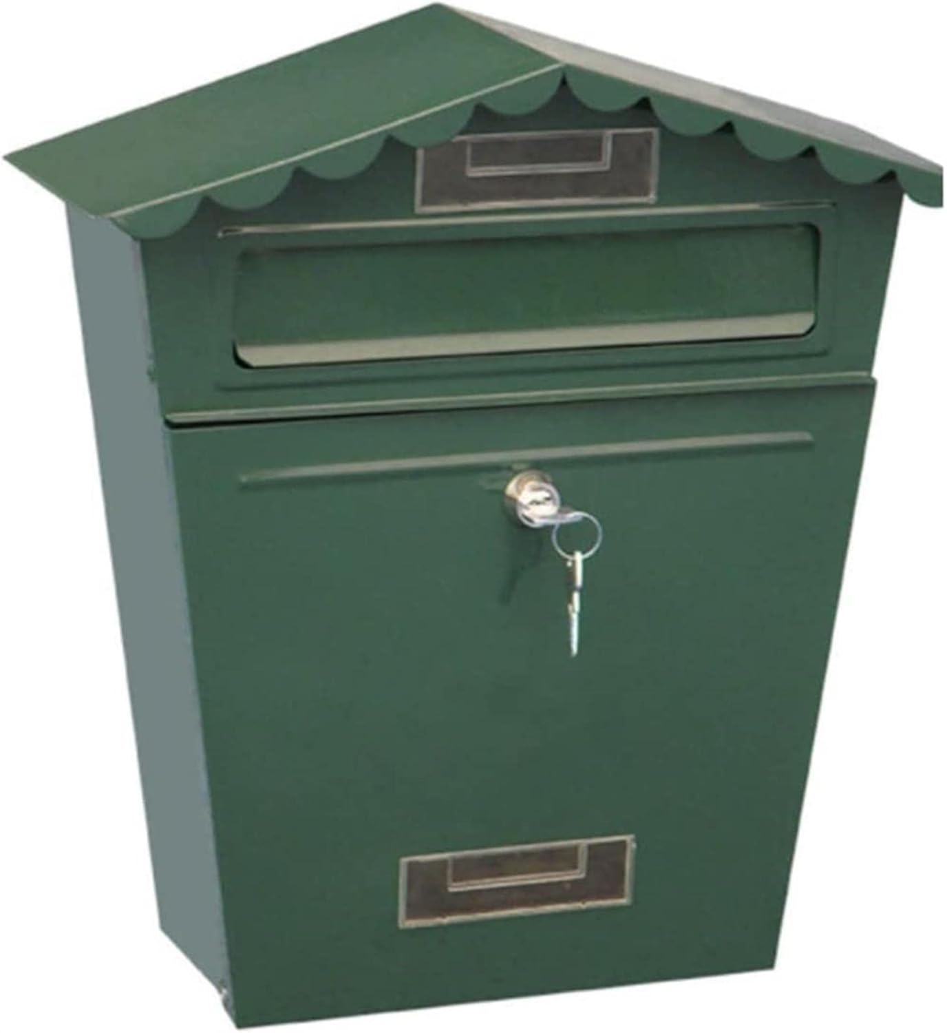 Wall Mount Letterbox Galvanized Steel Mail Drop Collection Boxes Mailboxes Posts Package Lockers Envelopes Mailing Supplies